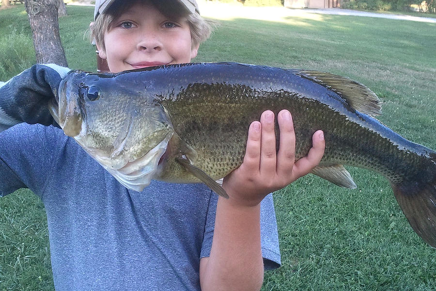 Boy with fish